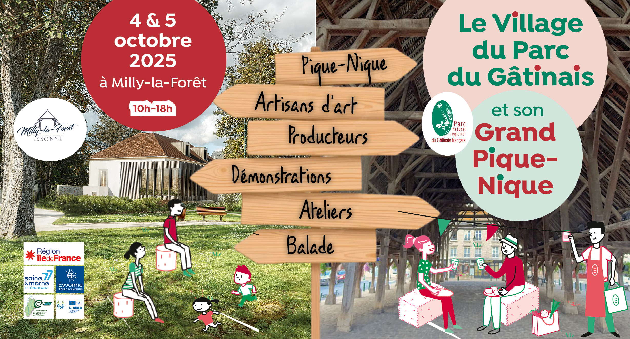 Affiche village du
parc